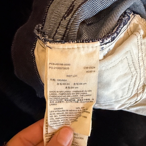 Levi's Wellthread XL Straight Jeans size 27 - Picture 5 of 6